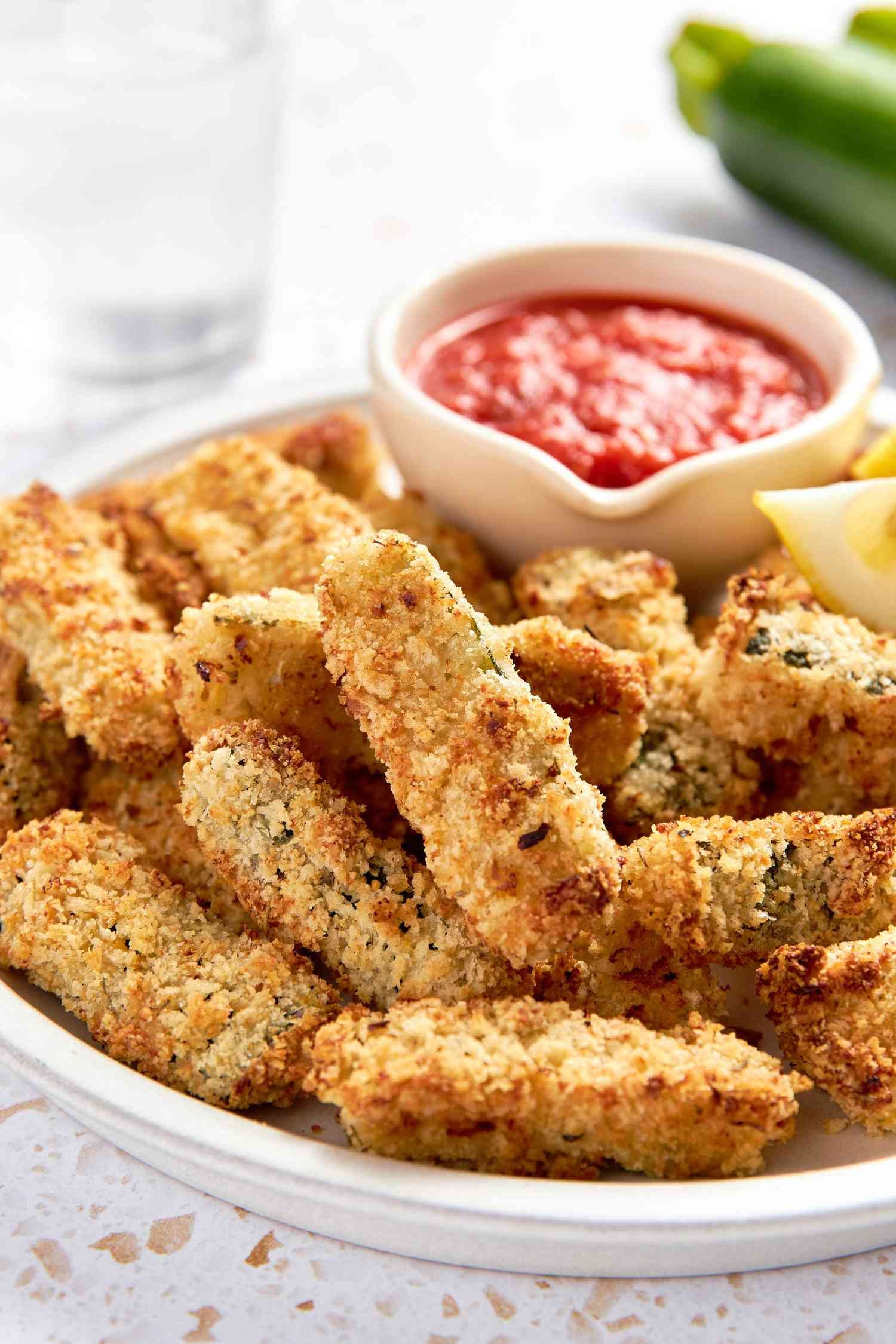 Thumbnail for Baked Zucchini Fries Recipe