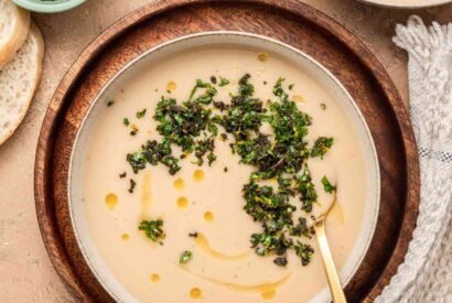 Thumbnail for Creamy White Bean Soup with Sage Gremolata Recipe