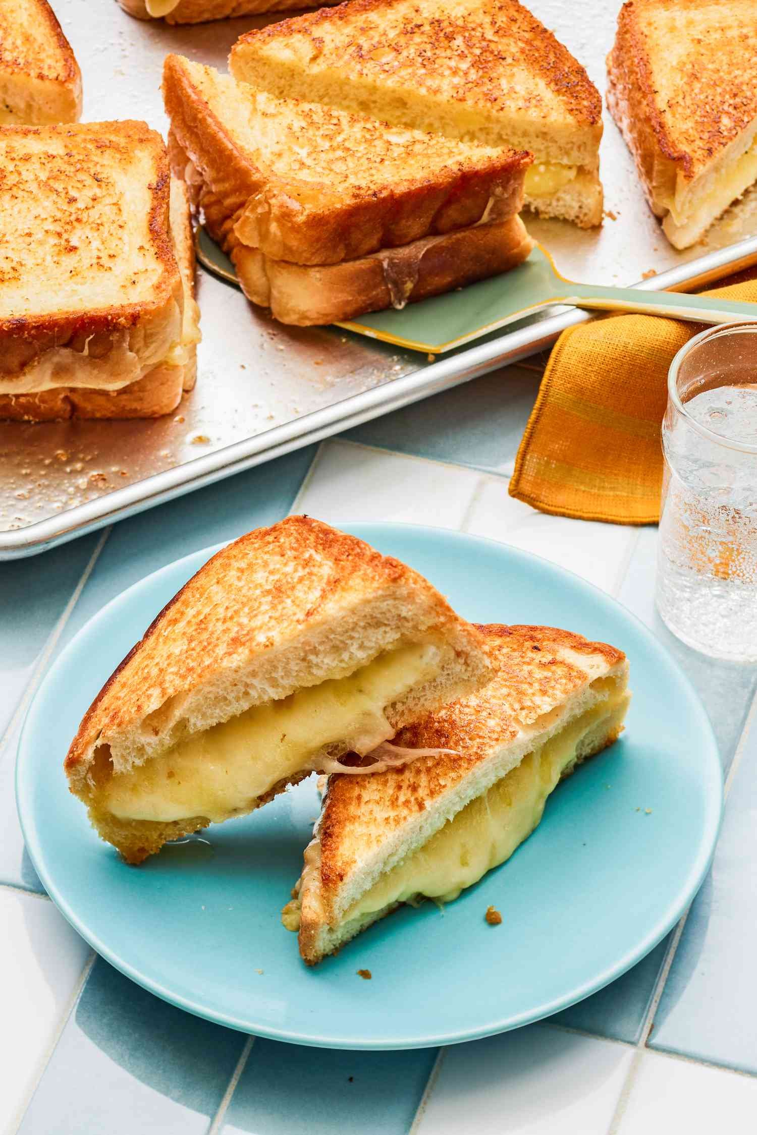 Sheet Pan Grilled Cheese Sandwiches Recipe